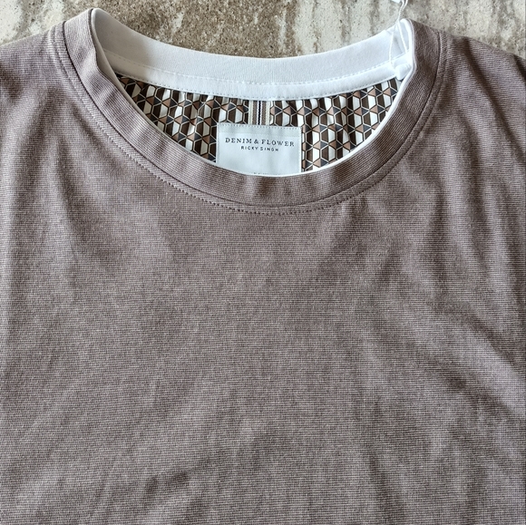 Denim & Flower Other - Denim & Flower Men's Ringer Essential T-shirt New Size XL